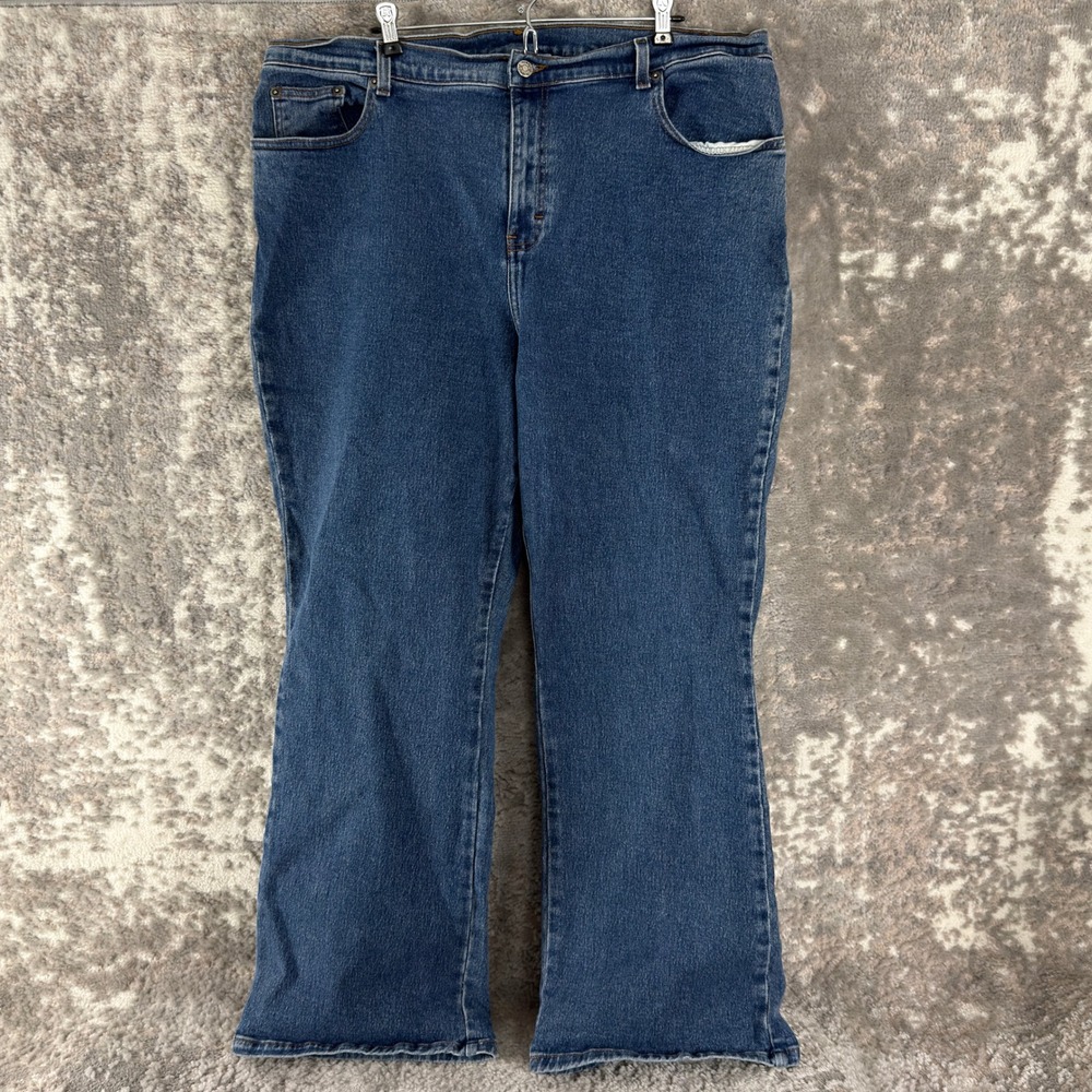 Style & Co.‎ Plus Size 20W Stretch Bootcut Denim Jeans Blue Full Length Women